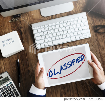 Classified Quality Warranty Service Guarantee Concept 27599456