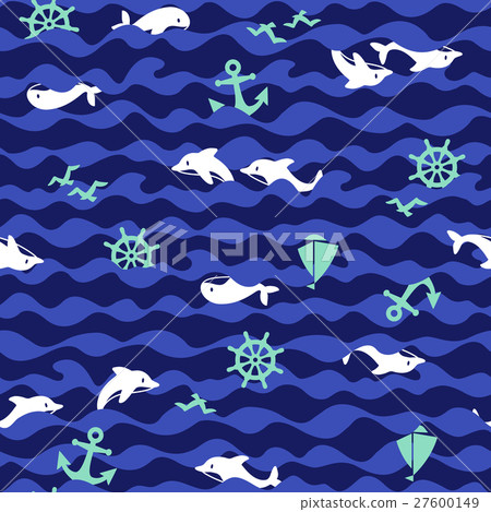 可愛的海豚圖案 可愛的海豚圖案 27600149