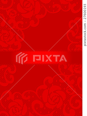 Rose flower lace background Rose flower lace background 27600193