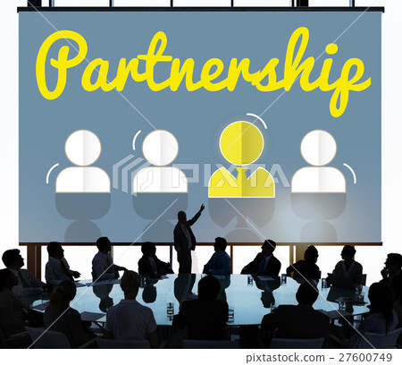Partnership Corporate Team Leader Font Concept Partnership Corporate Team Leader Font Concept 27600749