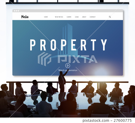 Real Estate Building Icon Concept Real Estate Building Icon Concept 27600775