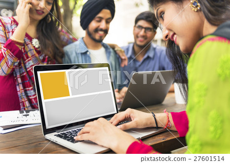 Web Design Template Copy Space Concept 27601514