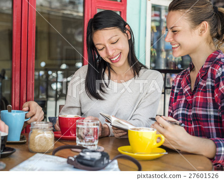 Group Of People Drinking Coffee Concept 27601526