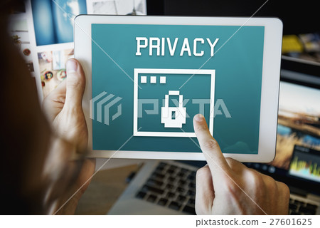 Permission Privacy Protection Security Concept/ Permission Privacy Protection Security Concept/ 27601625