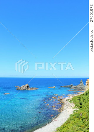 From Hokkaido Shakotan Peninsula island Takefoshi coast 27601978