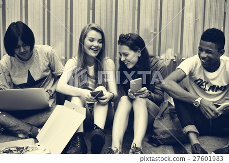 Friends Hipster Teenager Buddies Concept 27601983
