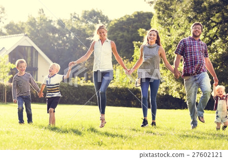 Family Generations Parenting Togetherness Relaxation Concept Family Generations Parenting Togetherness Relaxation Concept 27602121