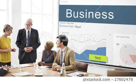 Business Strategy Graph Analysis Marketing Concept Business Strategy Graph Analysis Marketing Concept 27602479