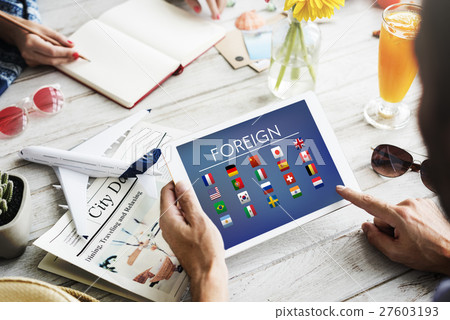 Flag Countries Foreign International Symbol Concept 27603193