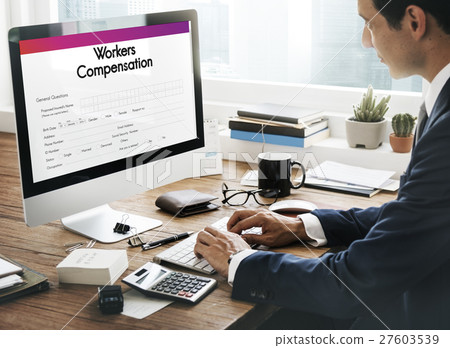Work Injury Compensation Form Concept Work Injury Compensation Form Concept 27603539