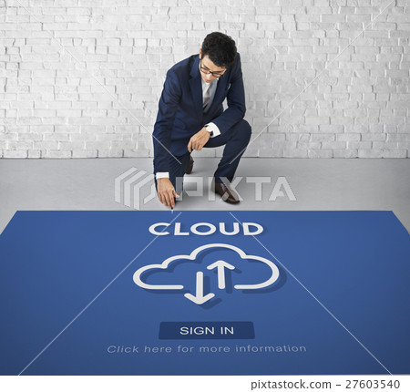 Cloud Storage Modern Technology Concept Cloud Storage Modern Technology Concept 27603540
