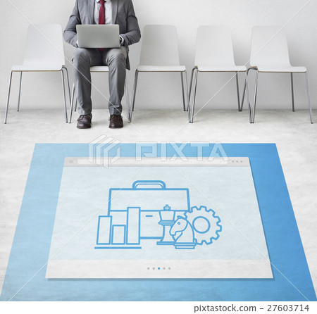 Strategy Knight Chart Icon Concept Strategy Knight Chart Icon Concept 27603714