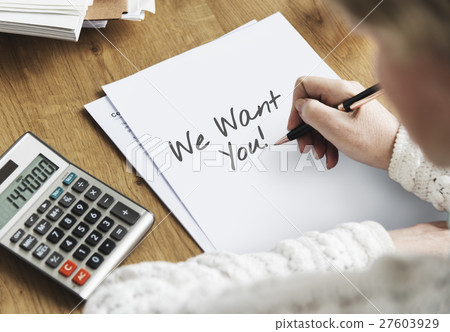 Employment Human Resources Help Wanted Manpower Recruitment Concept 27603929