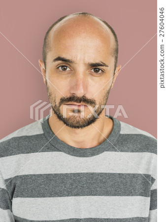 Man Cheerful Studio Portrait Concept 27604046