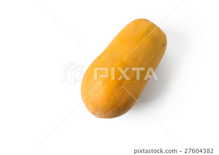 papaya isolated on a white background papaya isolated on a white background 27604382