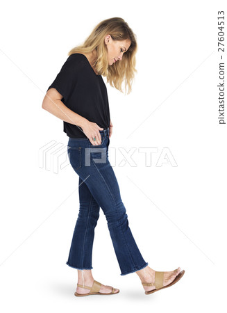 Female Standing Pose Studio Concept 27604513