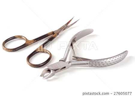 nail scissors and clippers to remove the cuticle 27605077