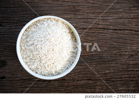 sticky rice in a white bowl 27605532