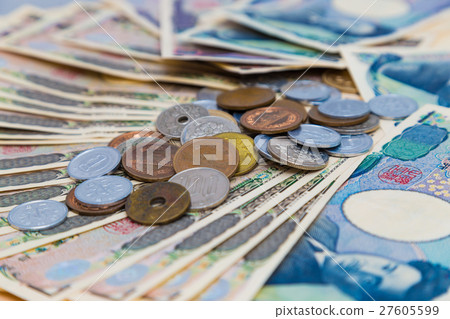 Many type of japan money currency Many type of japan money currency 27605599