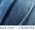 Close up blue jeans denim fold background 27606594