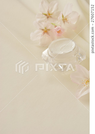Cream and cherry blossoms 27607152