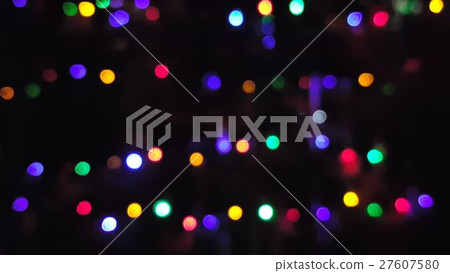 Scattered colored lights Scattered colored lights 27607580