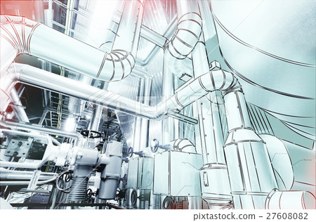 computer cad design of pipelines 27608082