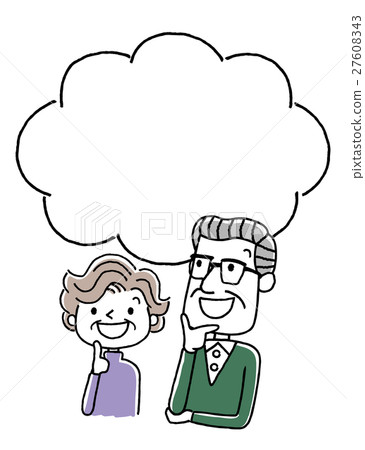 Senior couple: I look up at the top with a smile, I think, I think Senior couple: I look up at the top with a smile, I think, I think 27608343