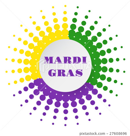 Mardi Gras halftone background.Vector illustration Mardi Gras halftone background.Vector illustration 27608696