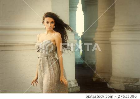 Young beautiful woman outdoor 27613396