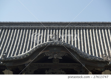 Pattern of tile roof 27613747