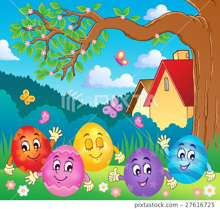 Happy Easter eggs theme image 4 Happy Easter eggs theme image 4 27616725
