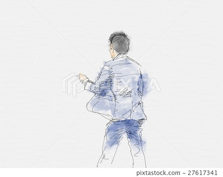 Smoking landscape illustration Smoking landscape illustration 27617341