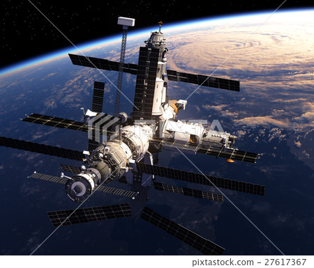 Space Station In Outer Space Space Station In Outer Space 27617367