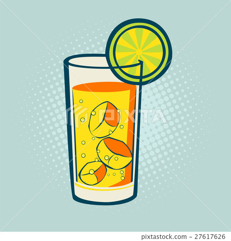 Drink with lime and ice. Drink with lime and ice. 27617626