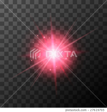 Sunny red glow lighting effect. 27619703