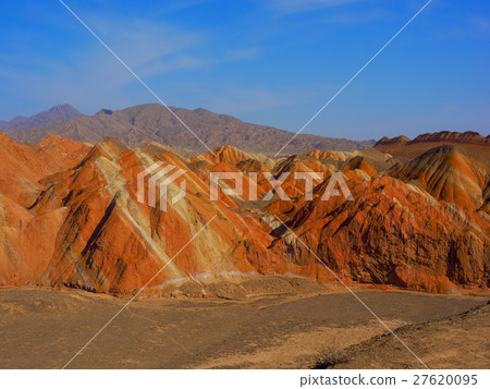 Colorful Danxia Topography,Zhangye,Gansu,China 27620095
