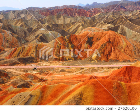 Colorful Danxia Topography,Zhangye,Gansu,China 27620100
