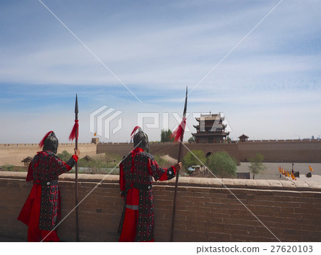 Defender in Jiayuguan gate,China 27620103