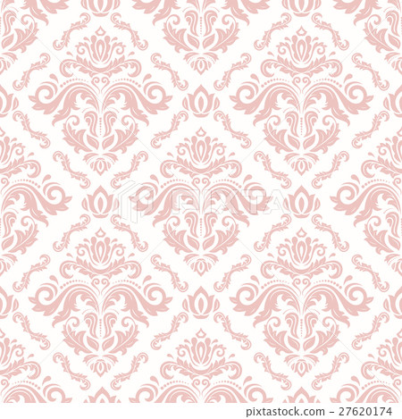 Seamless Damask Pattern 27620174
