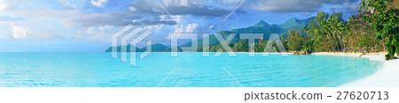 Beautiful tropical Thailand island panoramic 27620713