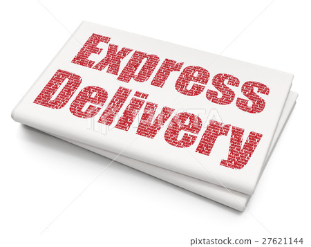 Business concept: Express Delivery on Blank 27621144