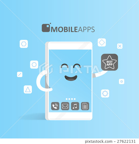 Smartphone concept of online app market 27622131