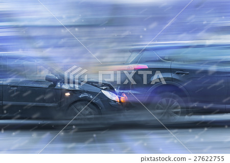 Car accident with strong blurring Car accident with strong blurring 27622755