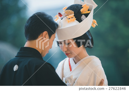 新郎新娘 和式婚禮 日式婚禮 27622846