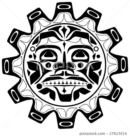 Vector illustration of the sun symbol Vector illustration of the sun symbol 27623014