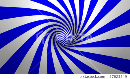 Blue and white hypnotic spiral Blue and white hypnotic spiral 27623549