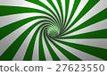 Green and white hypnotic spiral 27623550