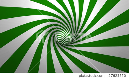 Green and white hypnotic spiral Green and white hypnotic spiral 27623550