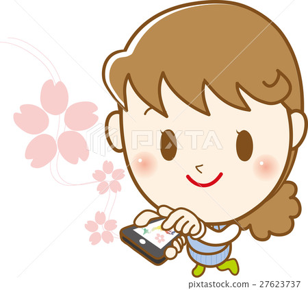 使用智慧型手機的女人 27623737